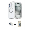 MARSİLYAN™- iPhone 11 Kılıf Kıvılcım Form Prime - Siyah 6D Mat Seramik Hayalet Nano Ekran Koruyucu + Pers Alüminyum Kamera Lens - LT