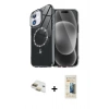 MARSİLYAN™- iPhone 11 Kılıf Kıvılcım Form Prime - Siyah 6D Mat Seramik Hayalet Nano Ekran Koruyucu + Pers Alüminyum Kamera Lens - GD