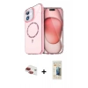 MARSİLYAN™- iPhone 11 Kılıf Kıvılcım Form Prime - Siyah 6D Mat Seramik Hayalet Nano Ekran Koruyucu + Pers Alüminyum Kamera Lens - KI