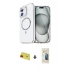 MARSİLYAN™- iPhone 11 Kılıf Kıvılcım Form Prime - Siyah 6D Mat Seramik Hayalet Nano Ekran Koruyucu + Rainbow Kamera Lens Koruma Cam - KI