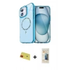 MARSİLYAN™- iPhone 11 Kılıf Kıvılcım Form Prime - Siyah 6D Mat Seramik Hayalet Nano Ekran Koruyucu + Rainbow Kamera Lens Koruma Cam - KI