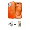 MARSİLYAN™- iPhone 11 Kılıf Kıvılcım Form Prime - Siyah 6D Mat Seramik Hayalet Nano Ekran Koruyucu + Raze Metal Kamera Lens - GS