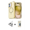 MARSİLYAN™- iPhone 11 Kılıf Kıvılcım Form Prime - Siyah 6D Mat Seramik Hayalet Nano Ekran Koruyucu + Raze Metal Kamera Lens - GS