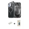 MARSİLYAN™- iPhone 11 Kılıf Kıvılcım Form Prime - Siyah 6D Mat Seramik Hayalet Nano Ekran Koruyucu + Renkli Kamera Lens Koruma Cam - SI