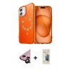 MARSİLYAN™- iPhone 11 Kılıf Kıvılcım Form Prime - Siyah 6D Mat Seramik Hayalet Nano Ekran Koruyucu + Raze Metal Kamera Lens - SH