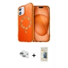 MARSİLYAN™- iPhone 11 Kılıf Kıvılcım Form Prime - Siyah 6D Mat Seramik Hayalet Nano Ekran Koruyucu + Pers Alüminyum Kamera Lens - YL