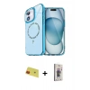 MARSİLYAN™- iPhone 11 Kılıf Kıvılcım Form Prime - Siyah Bilvis 3D Cam Ekran Koruyucu + Rainbow Kamera Lens Koruma Cam - KI