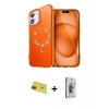 MARSİLYAN™- iPhone 11 Kılıf Kıvılcım Form Prime - Siyah Bilvis 3D Cam Ekran Koruyucu + Rainbow Kamera Lens Koruma Cam - KI