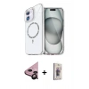 MARSİLYAN™- iPhone 11 Kılıf Kıvılcım Form Prime - Siyah Bilvis 3D Cam Ekran Koruyucu + Raze Metal Kamera Lens - SH