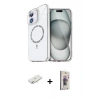 MARSİLYAN™- iPhone 11 Kılıf Kıvılcım Form Prime - Siyah Bilvis 3D Cam Ekran Koruyucu + Renkli Kamera Lens Koruma Cam - SI