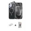 MARSİLYAN™- iPhone 11 Kılıf Kıvılcım Form Prime - Siyah Bilvis 3D Cam Ekran Koruyucu + Renkli Kamera Lens Koruma Cam - SI