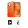 MARSİLYAN™- iPhone 11 Kılıf Kıvılcım Form Prime - Siyah Bilvis 3D Mat Cam Ekran Koruyucu + PVD Metal Kamera Lens - MI