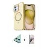 MARSİLYAN™- iPhone 11 Kılıf Kıvılcım Form Prime - Siyah Bilvis 3D Mat Cam Ekran Koruyucu + Raze Metal Kamera Lens - MI