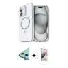 MARSİLYAN™- iPhone 11 Kılıf Kıvılcım Form Prime - Siyah Bilvis 3D Mat Cam Ekran Koruyucu + Raze Metal Kamera Lens - MI