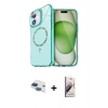 MARSİLYAN™- iPhone 11 Kılıf Kıvılcım Form Prime - Siyah Bilvis 3D Mat Cam Ekran Koruyucu + Pers Alüminyum Kamera Lens - LT
