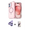 MARSİLYAN™- iPhone 11 Kılıf Kıvılcım Form Prime - Siyah Bilvis 3D Mat Cam Ekran Koruyucu + Raze Metal Kamera Lens - MR