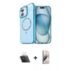 MARSİLYAN™- iPhone 11 Kılıf Kıvılcım Form Prime - Siyah Bilvis 3D Mat Cam Ekran Koruyucu + Kamera Lens Koruma Cam - SF