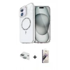 MARSİLYAN™- iPhone 11 Kılıf Kıvılcım Form Prime - Siyah Bilvis 3D Mat Cam Ekran Koruyucu + Yeşil Pers Alüminyum Kamera Lens