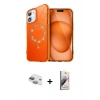 MARSİLYAN™- iPhone 11 Kılıf Kıvılcım Form Prime - Siyah Bilvis 3D Mat Cam Ekran Koruyucu + Yeşil Pers Alüminyum Kamera Lens