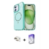 MARSİLYAN™- iPhone 11 Kılıf Kıvılcım Form Prime - Siyah Bilvis 5in1 3D Magic Cam Ekran Koruyucu + Pers Alüminyum Kamera Lens - GD