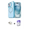 MARSİLYAN™- iPhone 11 Kılıf Kıvılcım Form Prime - Siyah Bilvis 5in1 3D Magic Cam Ekran Koruyucu + Pers Alüminyum Kamera Lens - GD
