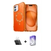 MARSİLYAN™- iPhone 11 Kılıf Kıvılcım Form Prime - Siyah Bilvis 5in1 3D Magic Cam Ekran Koruyucu + Kamera Lens Koruma Cam - SF