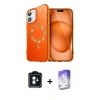 MARSİLYAN™- iPhone 11 Kılıf Kıvılcım Form Prime - Siyah Bilvis 5in1 3D Magic Cam Ekran Koruyucu + PVD Metal Kamera Lens - MI