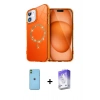 MARSİLYAN™- iPhone 11 Kılıf Kıvılcım Form Prime - Siyah Bilvis 5in1 3D Magic Cam Ekran Koruyucu + Neon Fosforlu Kamera Lens - YL