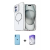 MARSİLYAN™- iPhone 11 Kılıf Kıvılcım Form Prime - Siyah Bilvis 5in1 3D Magic Cam Ekran Koruyucu + Neon Fosforlu Kamera Lens - MI