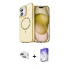 MARSİLYAN™- iPhone 11 Kılıf Kıvılcım Form Prime - Siyah Bilvis 5in1 3D Magic Cam Ekran Koruyucu + Pers Alüminyum Kamera Lens - YL