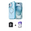 MARSİLYAN™- iPhone 11 Kılıf Kıvılcım Form Prime - Siyah Bilvis 5in1 3D Magic Cam Ekran Koruyucu + PVD Metal Kamera Lens - SH