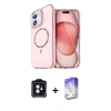 MARSİLYAN™- iPhone 11 Kılıf Kıvılcım Form Prime - Siyah Bilvis 5in1 3D Magic Cam Ekran Koruyucu + PVD Metal Kamera Lens - SH