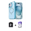 MARSİLYAN™- iPhone 11 Kılıf Kıvılcım Form Prime - Siyah Bilvis 5in1 3D Magic Cam Ekran Koruyucu + PVD Metal Kamera Lens - YL