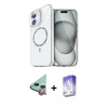 MARSİLYAN™- iPhone 11 Kılıf Kıvılcım Form Prime - Siyah Bilvis 5in1 3D Magic Cam Ekran Koruyucu + Raze Metal Kamera Lens - KI