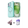 MARSİLYAN™- iPhone 11 Kılıf Kıvılcım Form Prime - Siyah Bilvis 5in1 3D Magic Cam Ekran Koruyucu + Raze Metal Kamera Lens - SH