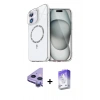 MARSİLYAN™- iPhone 11 Kılıf Kıvılcım Form Prime - Siyah Bilvis 5in1 3D Magic Cam Ekran Koruyucu + Raze Metal Kamera Lens - MR