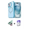 MARSİLYAN™- iPhone 11 Kılıf Kıvılcım Form Prime - Siyah Bilvis 5in1 3D Magic Cam Ekran Koruyucu + Raze Metal Kamera Lens - KI