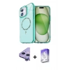 MARSİLYAN™- iPhone 11 Kılıf Kıvılcım Form Prime - Siyah Bilvis 5in1 3D Magic Cam Ekran Koruyucu + Raze Metal Kamera Lens - MR