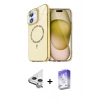 MARSİLYAN™- iPhone 11 Kılıf Kıvılcım Form Prime - Siyah Bilvis 5in1 3D Magic Cam Ekran Koruyucu + Raze Metal Kamera Lens - GS