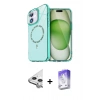 MARSİLYAN™- iPhone 11 Kılıf Kıvılcım Form Prime - Siyah Bilvis 5in1 3D Magic Cam Ekran Koruyucu + Raze Metal Kamera Lens - GS