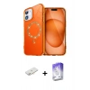 MARSİLYAN™- iPhone 11 Kılıf Kıvılcım Form Prime - Siyah Bilvis 5in1 3D Magic Cam Ekran Koruyucu + Renkli Kamera Lens Koruma Cam - YL