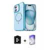 MARSİLYAN™- iPhone 11 Kılıf Kıvılcım Form Prime - Siyah Bilvis 5in1 3D Magic Cam Ekran Koruyucu + PVD Metal Kamera Lens - TU
