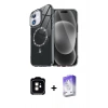 MARSİLYAN™- iPhone 11 Kılıf Kıvılcım Form Prime - Siyah Bilvis 5in1 3D Magic Cam Ekran Koruyucu + PVD Metal Kamera Lens - TU