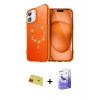MARSİLYAN™- iPhone 11 Kılıf Kıvılcım Form Prime - Siyah Bilvis 5in1 5D Magic Hayalet Cam Ekran Koruyucu + Rainbow Kamera Lens Koruma Cam - KI