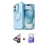 MARSİLYAN™- iPhone 11 Kılıf Kıvılcım Form Prime - Siyah Bilvis 5in1 5D Magic Hayalet Cam Ekran Koruyucu + Raze Metal Kamera Lens - SH