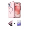 MARSİLYAN™- iPhone 11 Kılıf Kıvılcım Form Prime - Siyah Bilvis 5in1 5D Magic Hayalet Cam Ekran Koruyucu + Raze Metal Kamera Lens - SH