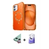 MARSİLYAN™- iPhone 11 Kılıf Kıvılcım Form Prime - Siyah Bilvis 5in1 5D Magic Hayalet Cam Ekran Koruyucu + Raze Metal Kamera Lens - KI