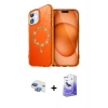 MARSİLYAN™- iPhone 11 Kılıf Kıvılcım Form Prime - Siyah Bilvis 5in1 5D Magic Hayalet Cam Ekran Koruyucu + Pers Alüminyum Kamera Lens - GI