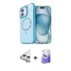 MARSİLYAN™- iPhone 11 Kılıf Kıvılcım Form Prime - Siyah Bilvis 5in1 5D Magic Hayalet Cam Ekran Koruyucu + Raze Metal Kamera Lens - GS