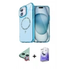 MARSİLYAN™- iPhone 11 Kılıf Kıvılcım Form Prime - Siyah Bilvis 5in1 5D Magic Hayalet Cam Ekran Koruyucu + Raze Metal Kamera Lens - KI